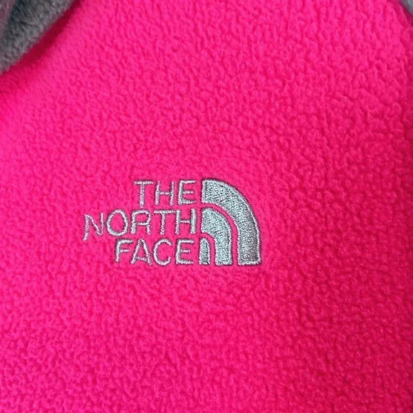North face Women’s Pink /Gray Denali Zip Fleece Size XL GUC - Picture 2 of 7